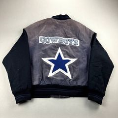 DALLAS COWBOYS MIRAGE VINTAGE VARSITY JACKET SZ: L – Stay Alive