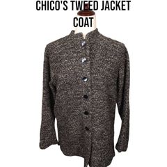 Chicos on sale tweed jacket