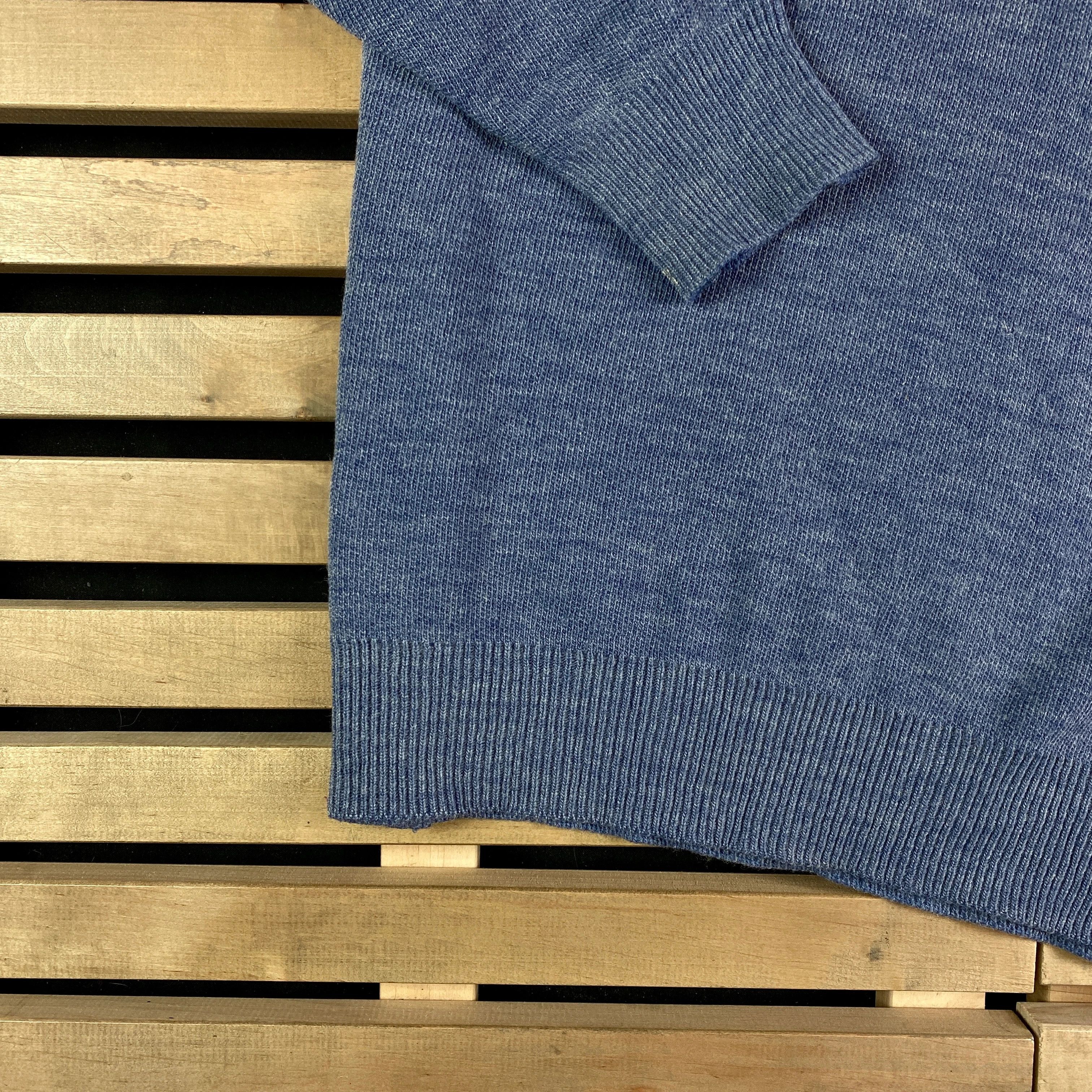Lacoste × Vintage Mens Sweater Jumper Chemise Lacoste Vintage V Neck Size XL Size US XL / EU 56 / 4 - 3 Thumbnail
