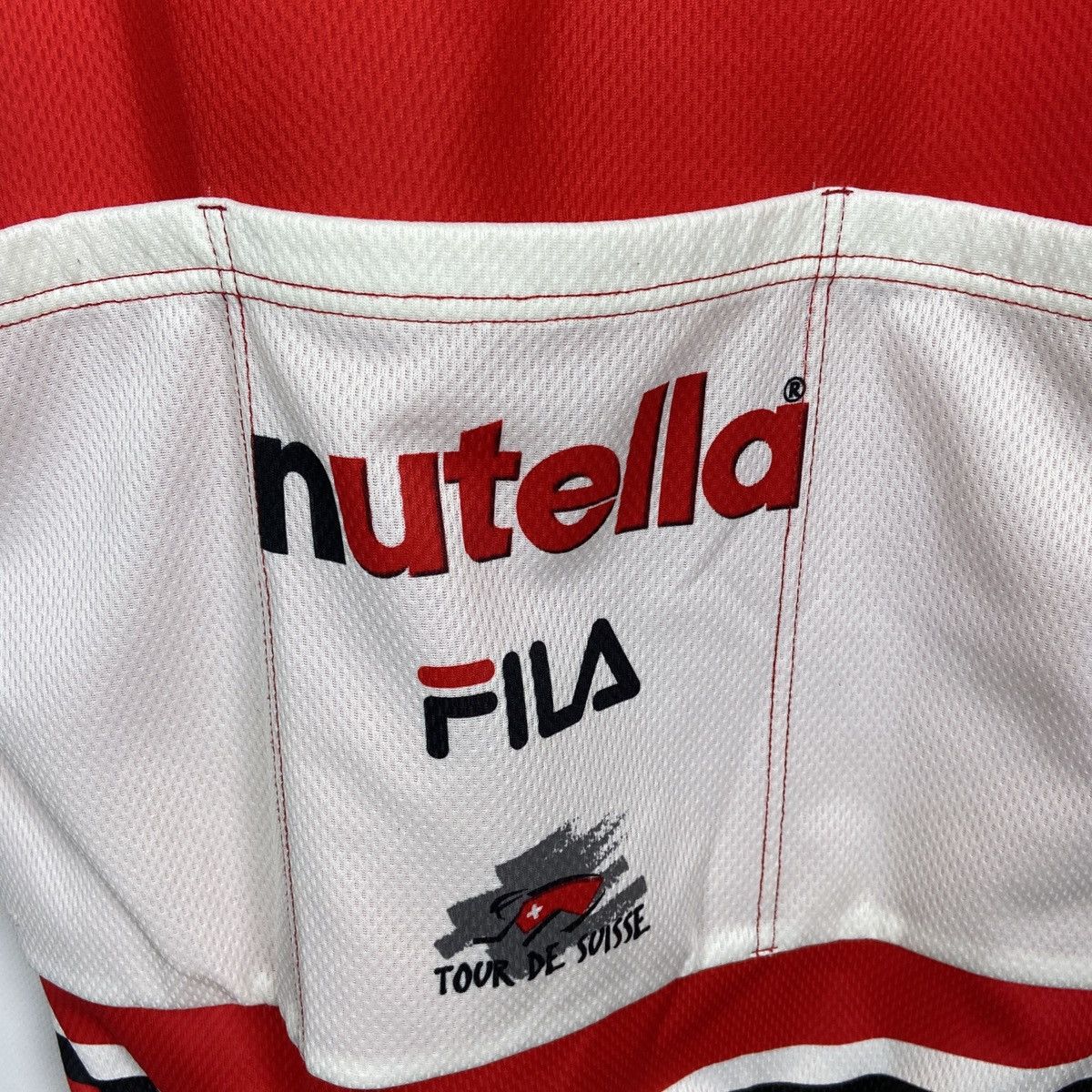 Fila Vintage 00s Very rare Fila x Nutella Tour de Suisse jersey Size US L / EU 52-54 / 3 - 10 Thumbnail