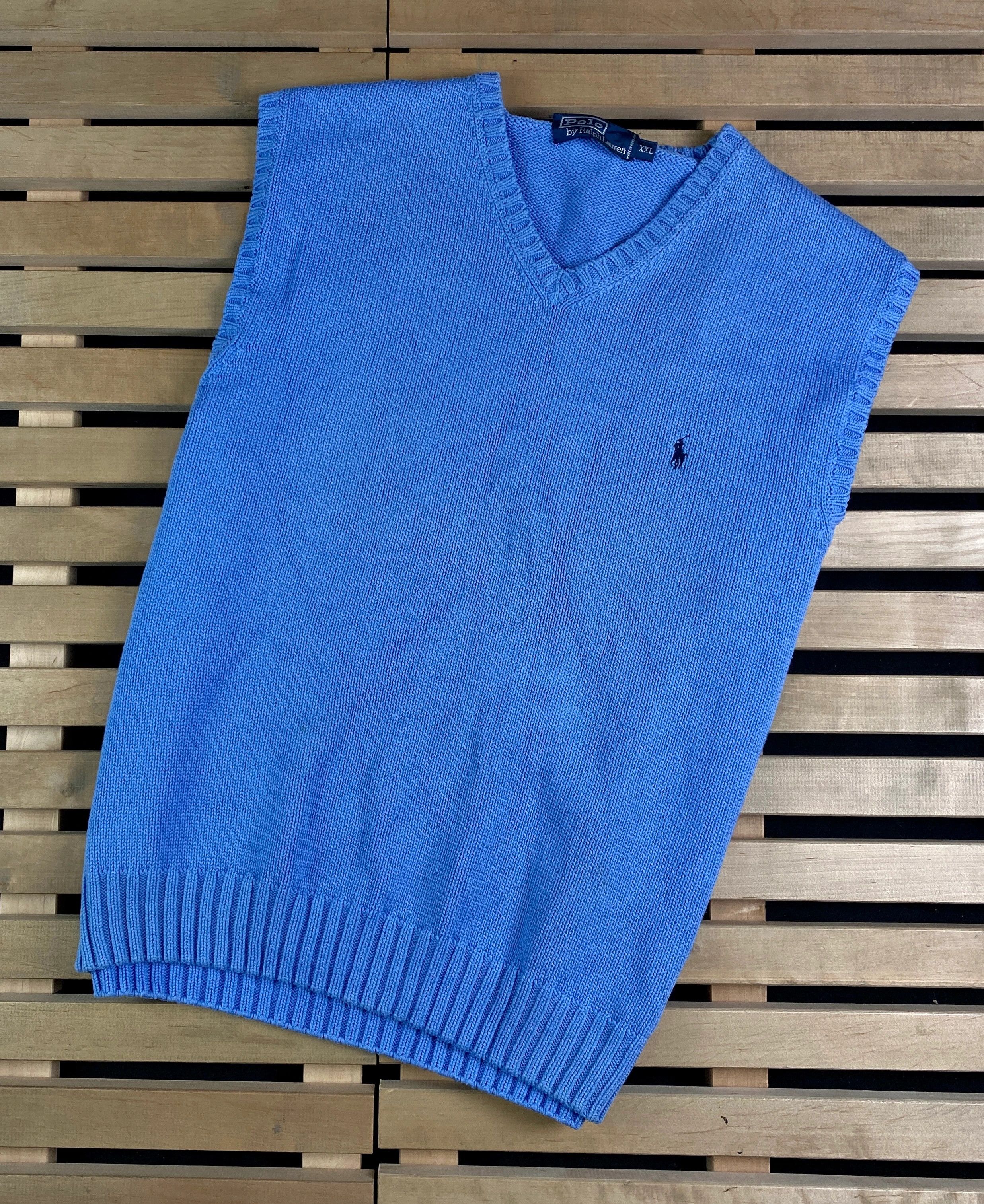 Polo Ralph Lauren × Ralph Lauren × Vintage Mens Jumper Polo Ralph Lauren Vintage Vest Size XXL 2XL Size US XXL / EU 58 / 5 - 1 Thumbnail