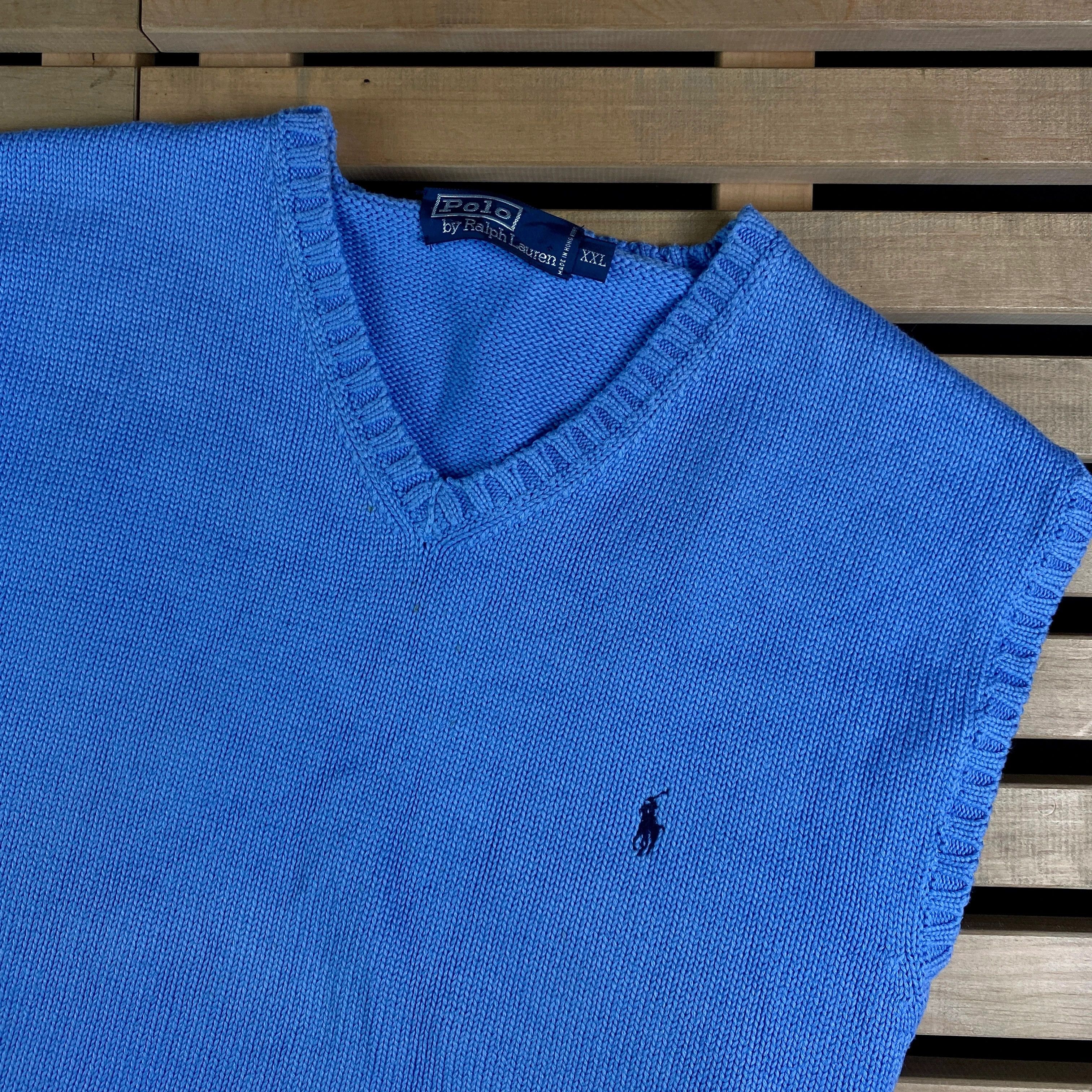 Polo Ralph Lauren × Ralph Lauren × Vintage Mens Jumper Polo Ralph Lauren Vintage Vest Size XXL 2XL Size US XXL / EU 58 / 5 - 2 Thumbnail