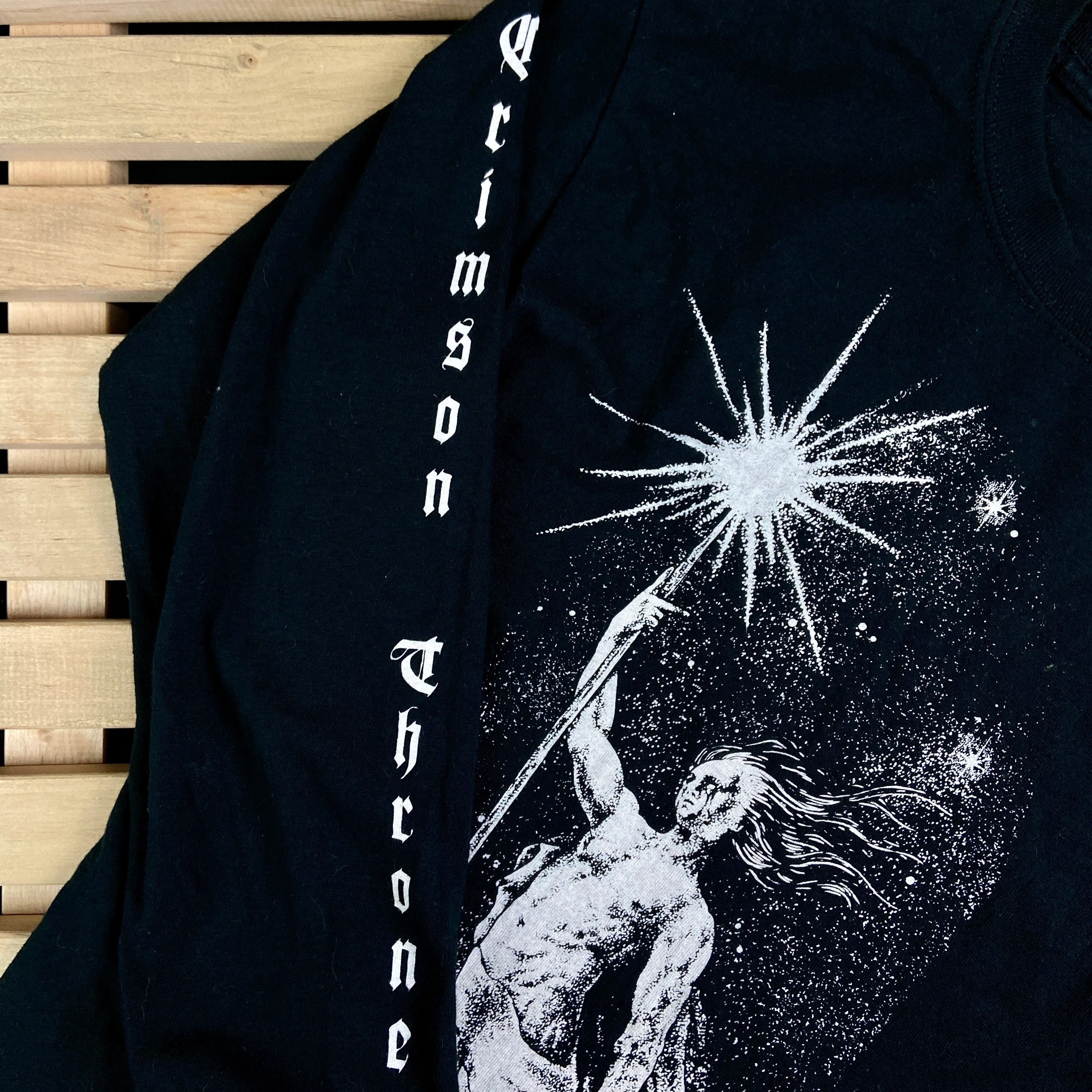 Band Tees × Vintage Mens Vintage T Shirt Long Sleeve Crimson Throne Size S Size US S / EU 44-46 / 1 - 3 Thumbnail