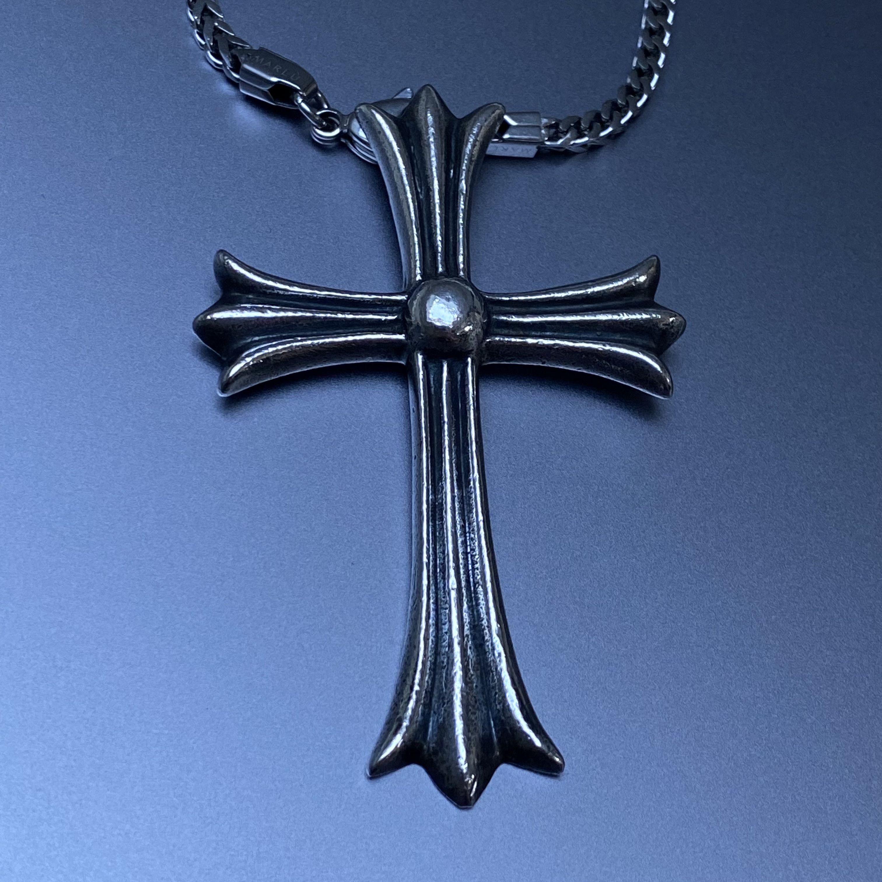 Chrome hearts discount large cross pendant