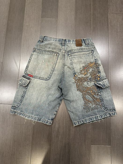Vintage JNCO Japan Exclusive Dragon Logo Jorts | Grailed