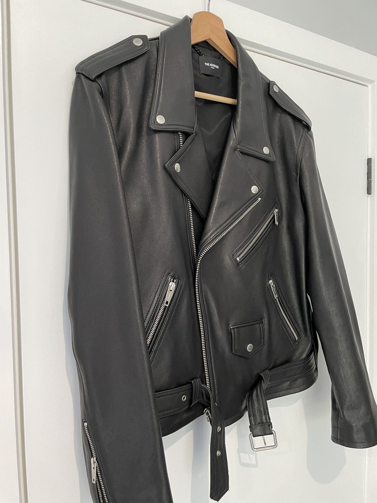 The Kooples The loopers leather biker jacket | Grailed