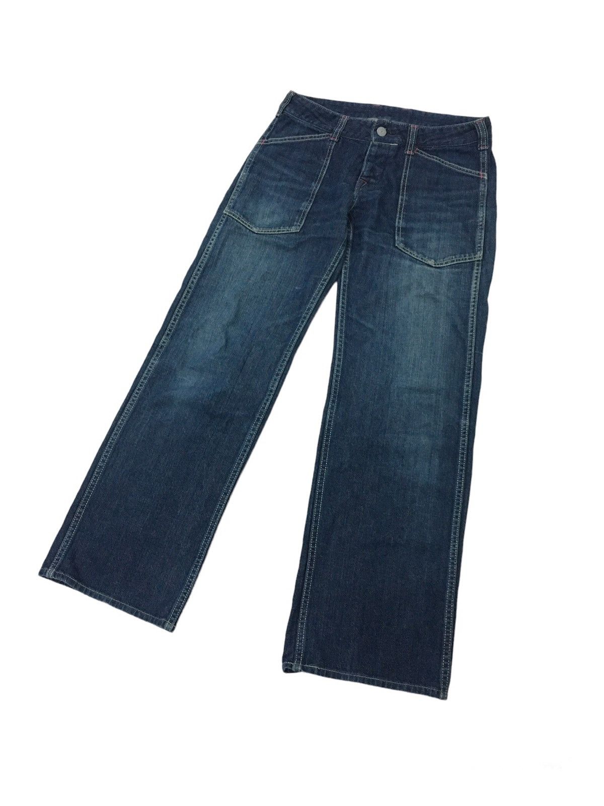 Evisu Evisu Donna Cinch Back Jeans Size 28" / US 6 / IT 42 - 2 Thumbnail
