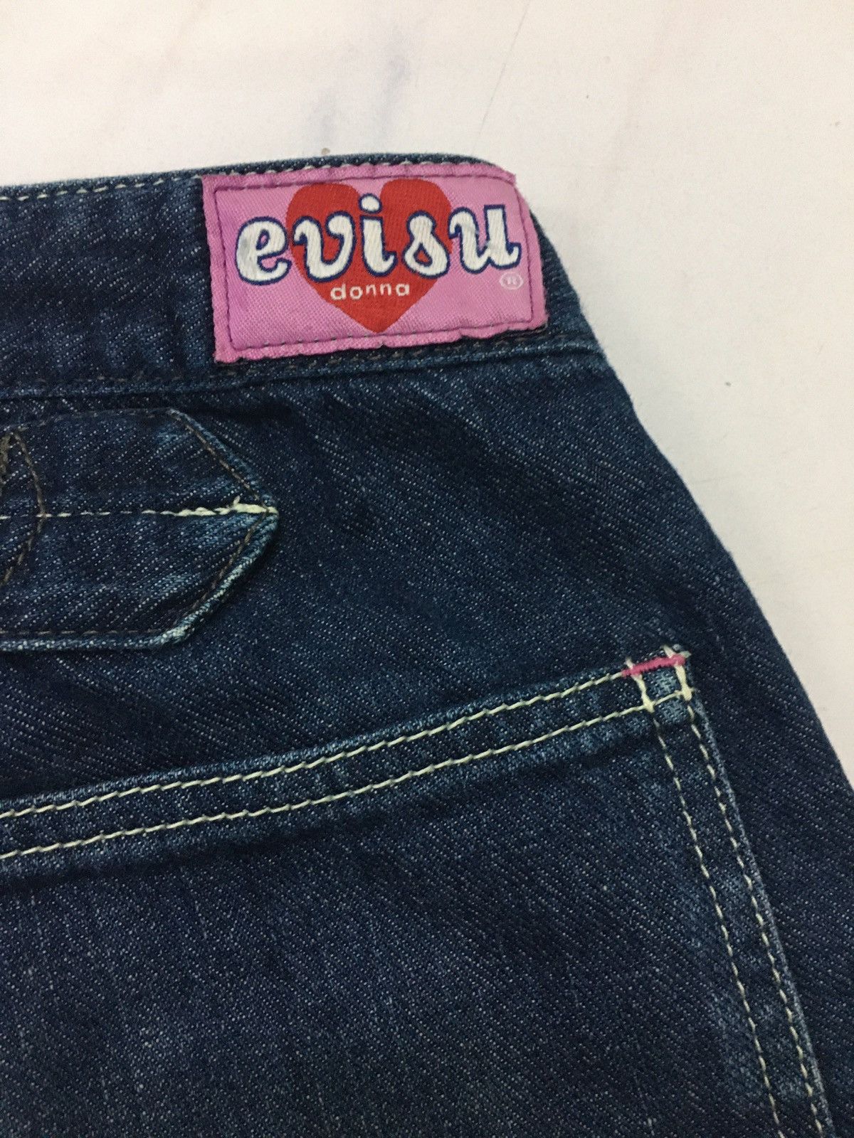 Evisu Evisu Donna Cinch Back Jeans Size 28" / US 6 / IT 42 - 8 Thumbnail
