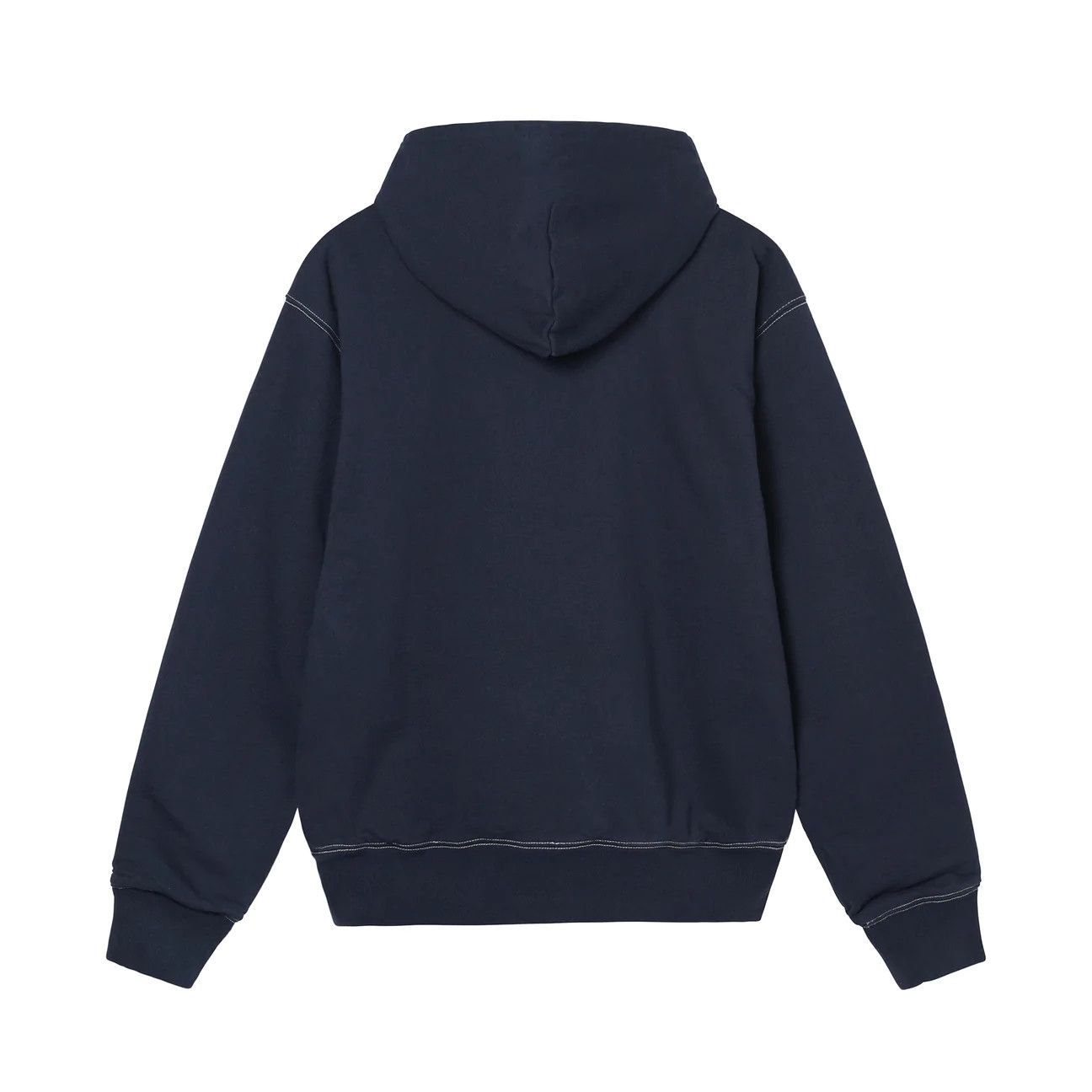 Stussy Stussy Vintage Contrast Double Face Label Zip Hoodie Navy | Grailed