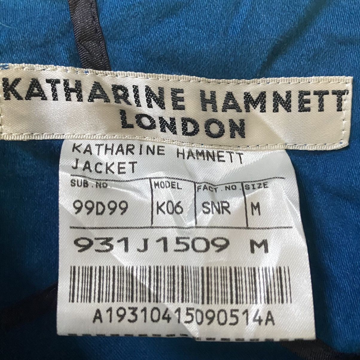 Designer × Katharine Hamnett London Katharine Hamnett London Blazer Style Jacket Size 40L - 7 Thumbnail