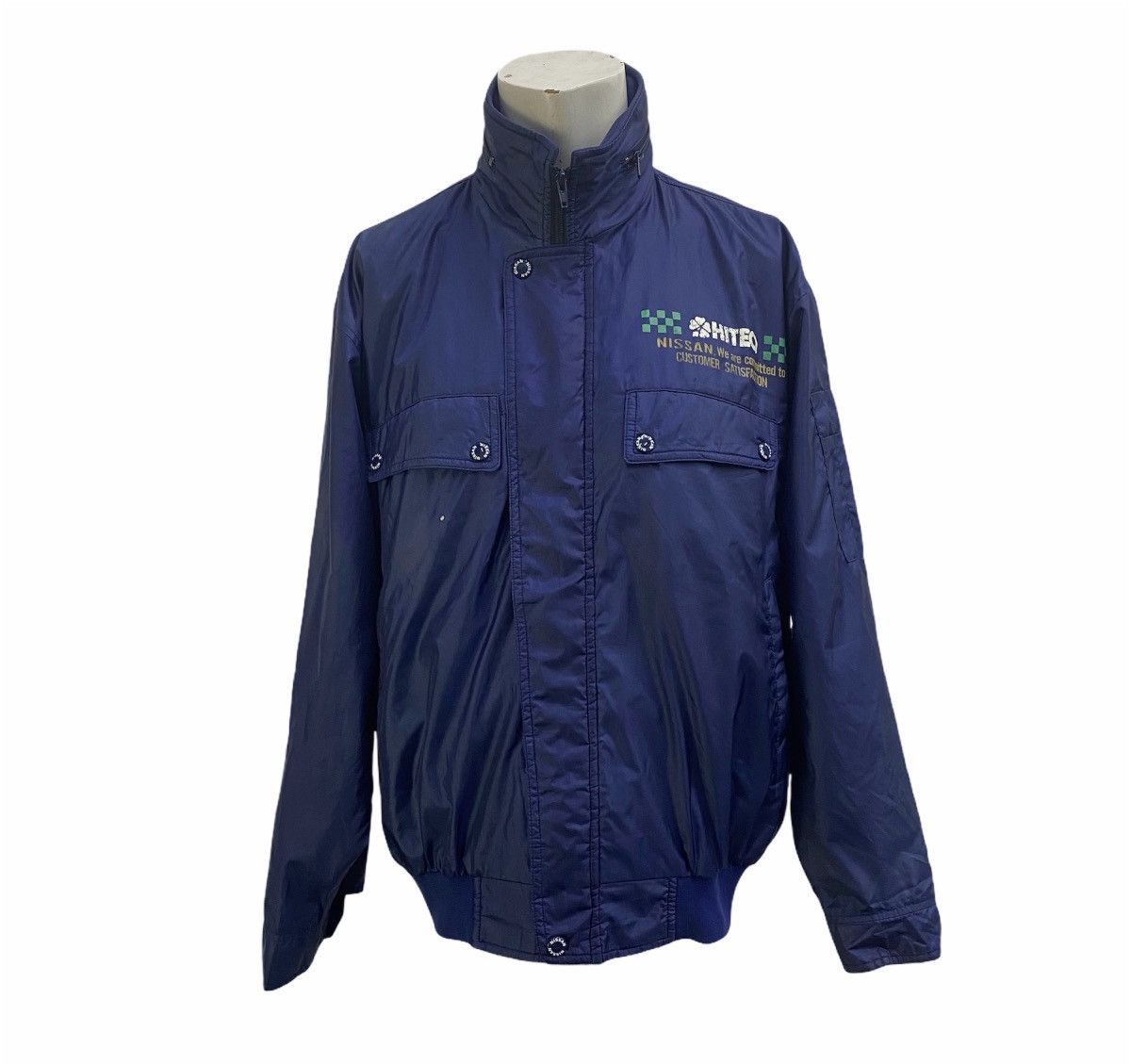 Japanese Brand Nissan zipper jacket Size US L / EU 52-54 / 3 - 2 Thumbnail