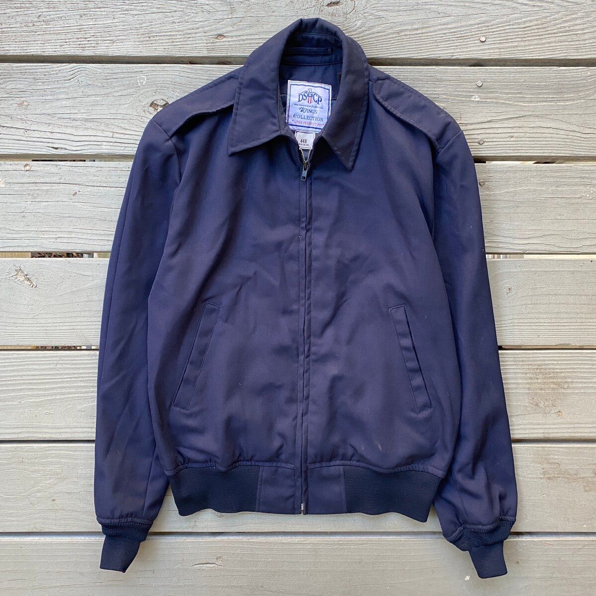 Vintage DSCP Wings Collection 90's Bomber Navy Jacket | Grailed