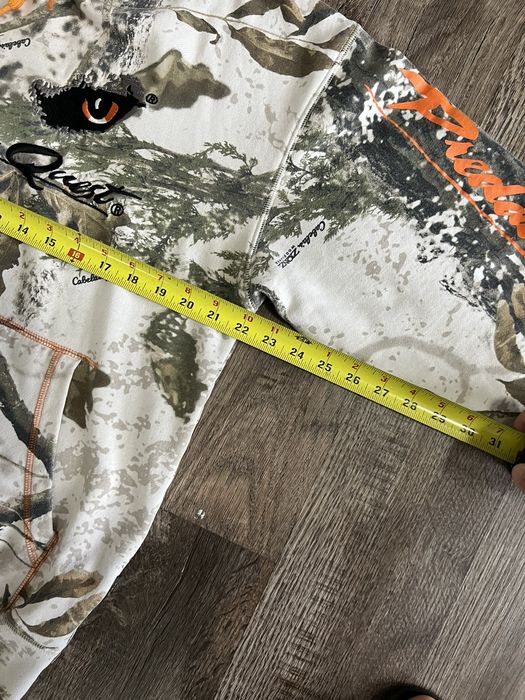 Cabelas Vintage Predator Quest Camo Hoodie Grailed