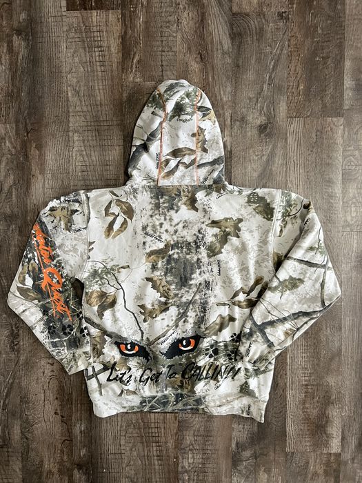 Cabelas Vintage Predator Quest Camo Hoodie Grailed