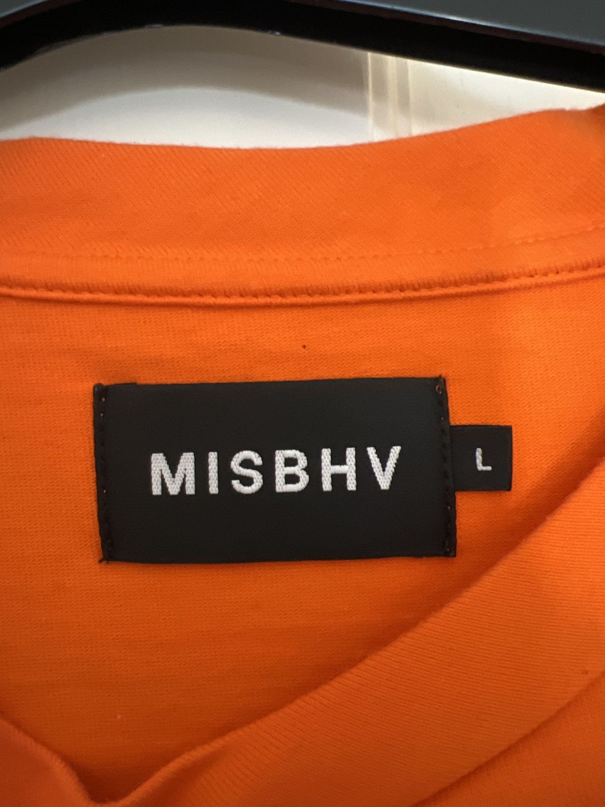 Misbhv MISBHV - Long Sleeve Orange T-Shirt with Snake Print Size US L / EU 52-54 / 3 - 7 Thumbnail