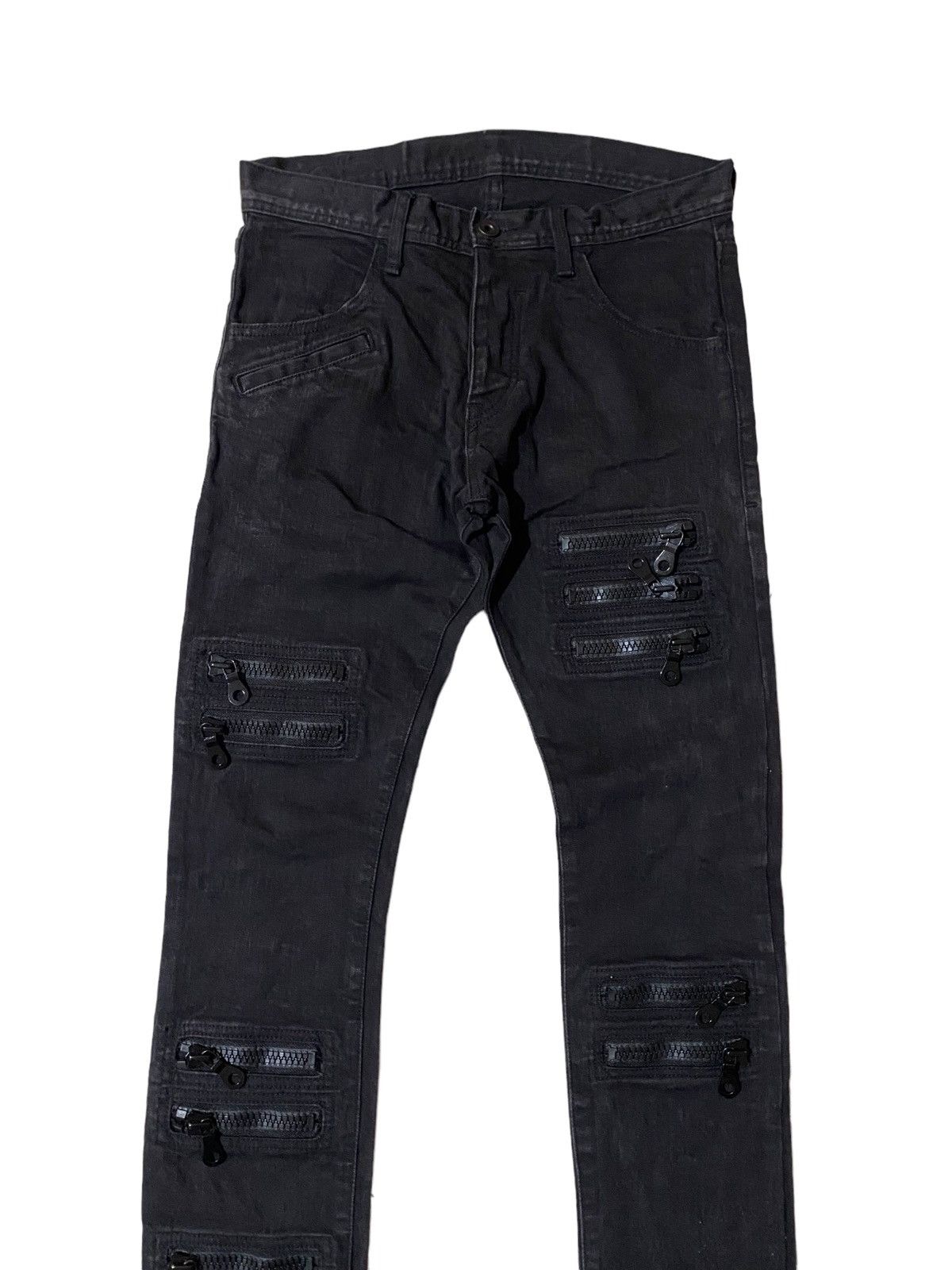 If Six Was Nine Shareef Tokyo Japan Seditionaries Zip Denim Size US 29 - 5 Thumbnail