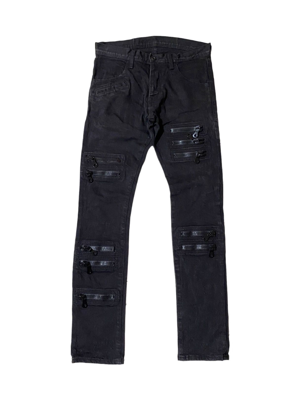 If Six Was Nine Shareef Tokyo Japan Seditionaries Zip Denim Size US 29 - 3 Thumbnail