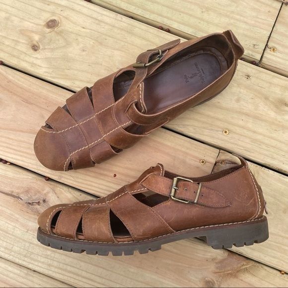 Store vintage Polo Sport Leather Fisherman Sandal Size 13