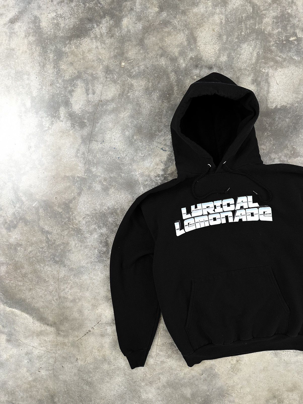 Lyrical Lemonade Lyrical Lemonade Black Futuristic Chrome Logo Hoodie Black Size US L / EU 52-54 / 3 - 2 Thumbnail