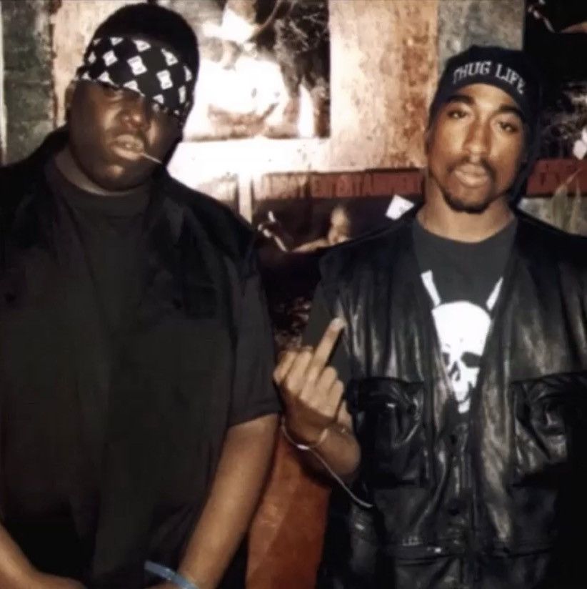 Rap Tees Vintage Y2K The Honour Of Tu Pac & Biggie Tee Size US M / EU 48-50 / 2 - 1 Thumbnail