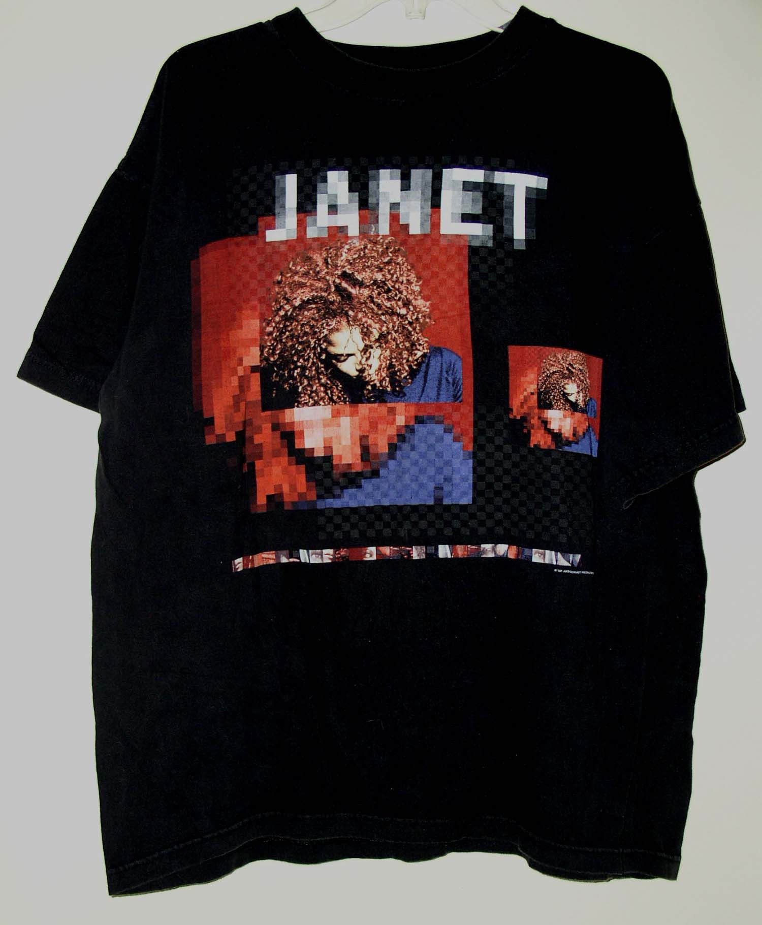 JANET JACKSON CONCERT SHIRT 1997 JUGGERNAUT CRONIES TAG