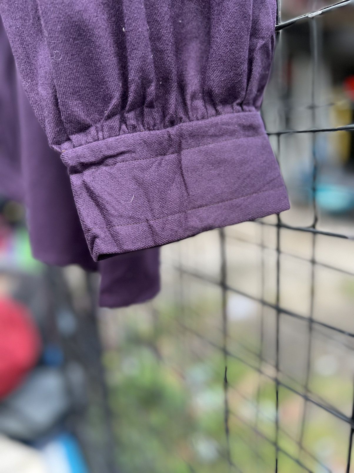 Vintage × Yves Saint Laurent Yves Saint Laurent chemisiers purple single breasted Size S / US 4 / IT 40 - 10 Thumbnail
