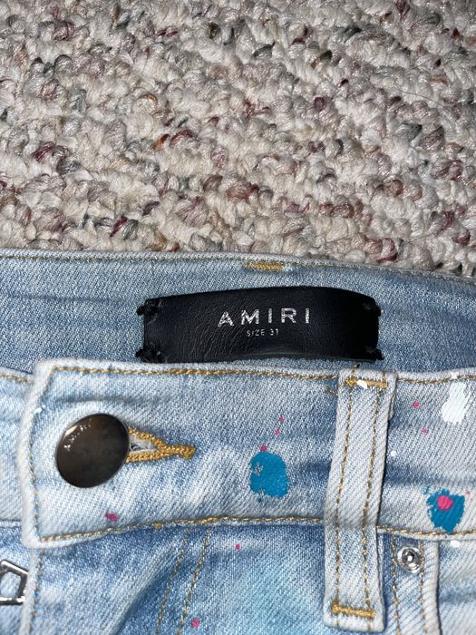 Amiri Amiri Paint Splatter Jeans | Grailed