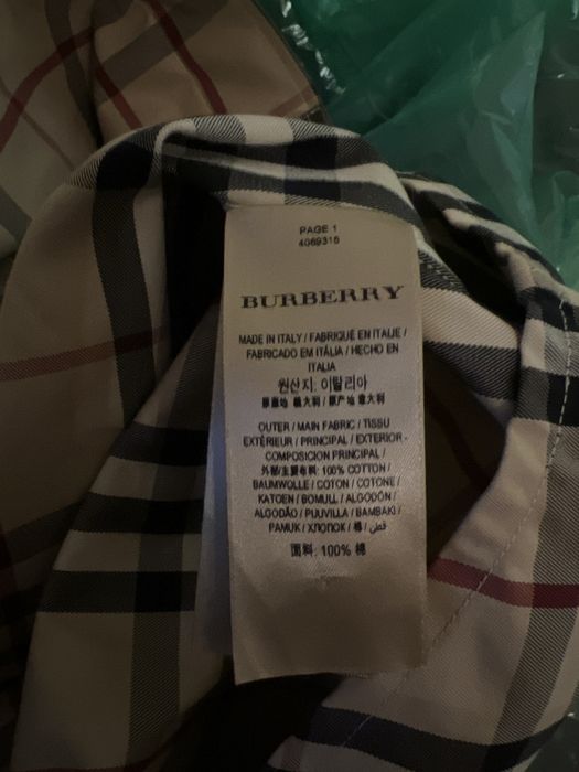 Gosha x hotsell burberry grailed