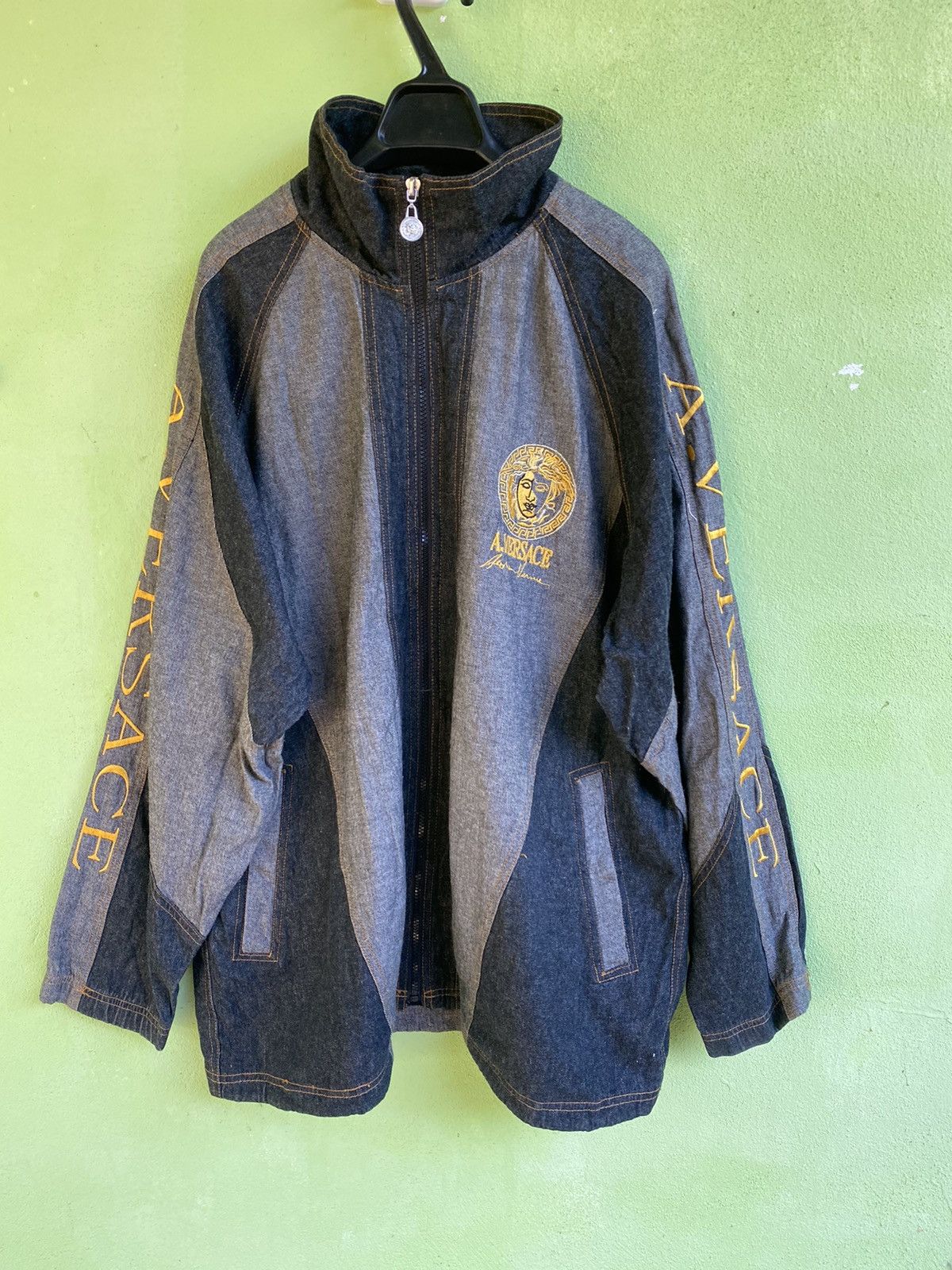 20471120 RARE VINTAGE A.VERSACE COACH DENIM JACKET Size US M / EU 48-50 / 2 - 2 Thumbnail