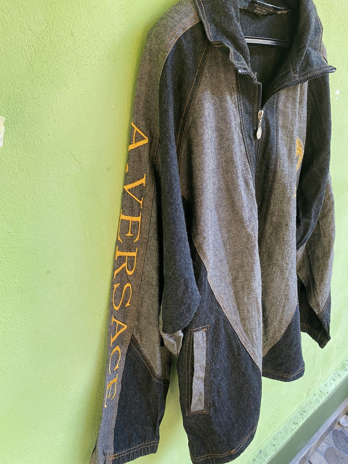20471120 RARE VINTAGE A.VERSACE COACH DENIM JACKET Size US M / EU 48-50 / 2 - 5 Thumbnail