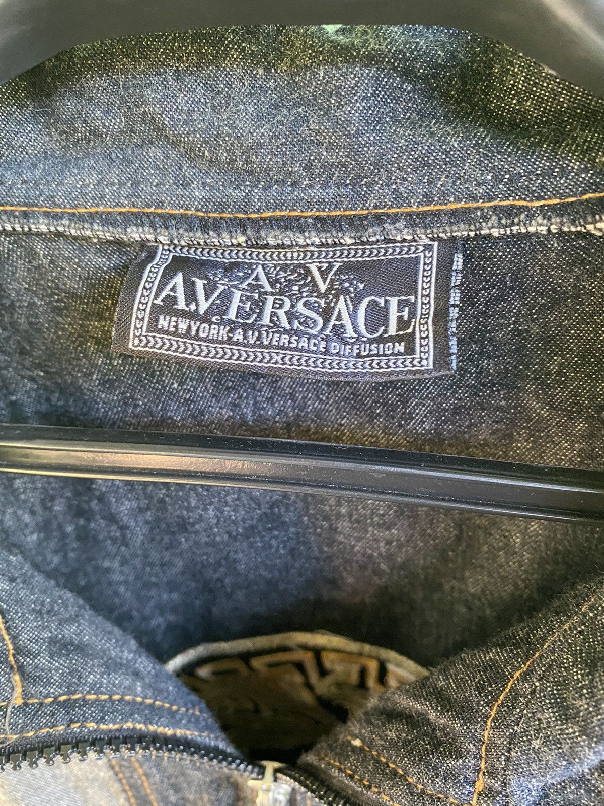 20471120 RARE VINTAGE A.VERSACE COACH DENIM JACKET Size US M / EU 48-50 / 2 - 10 Thumbnail