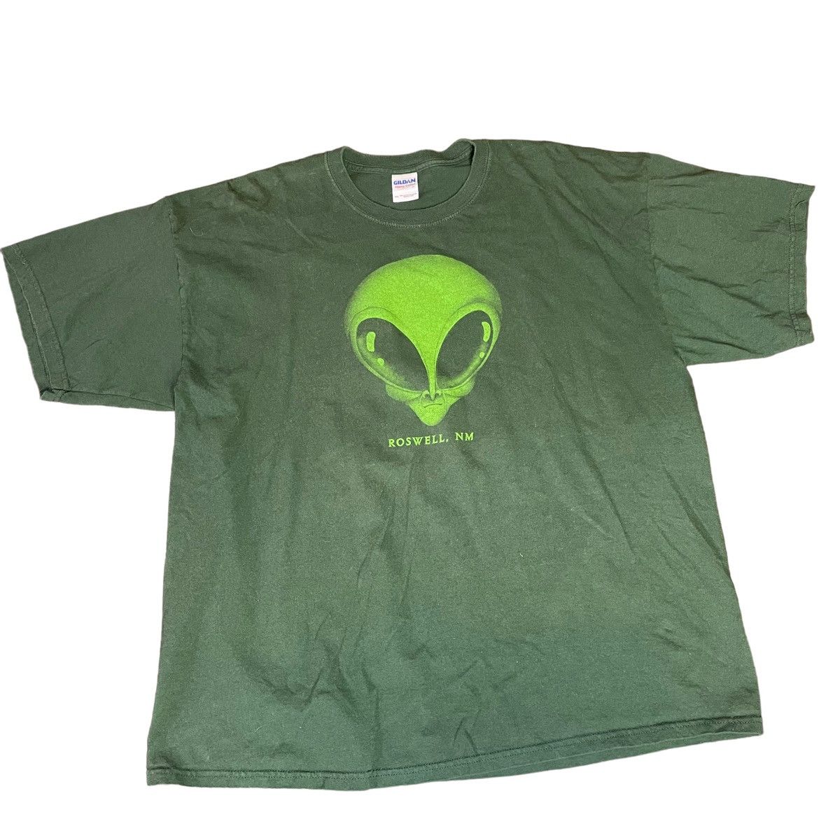 Vintage Alien Head Tee Shirt 2000s y2k 2XL