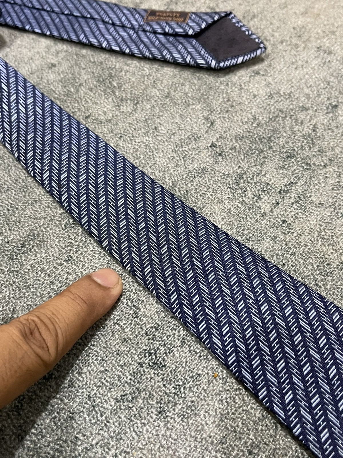 Hermes Hermes Silk Tie 758757T Size ONE SIZE - 7 Thumbnail