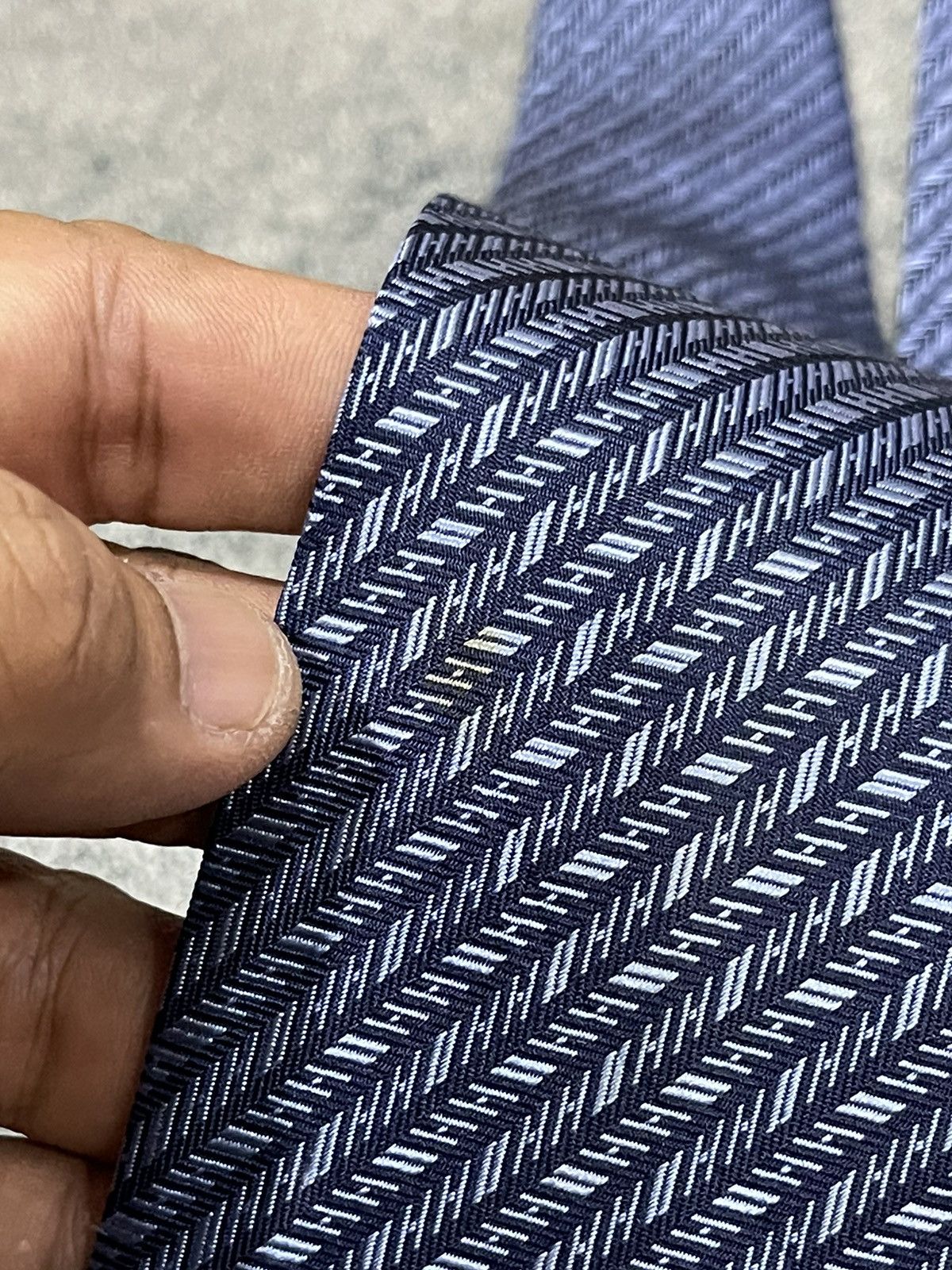 Hermes Hermes Silk Tie 758757T Size ONE SIZE - 5 Thumbnail