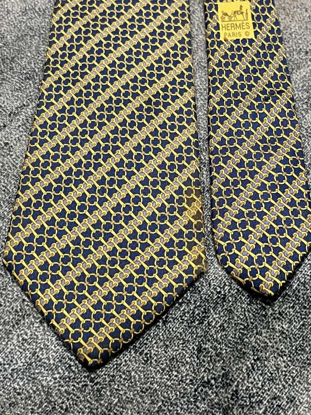 Hermes Hermes Silk Tie 7200 UA Size ONE SIZE - 5 Thumbnail