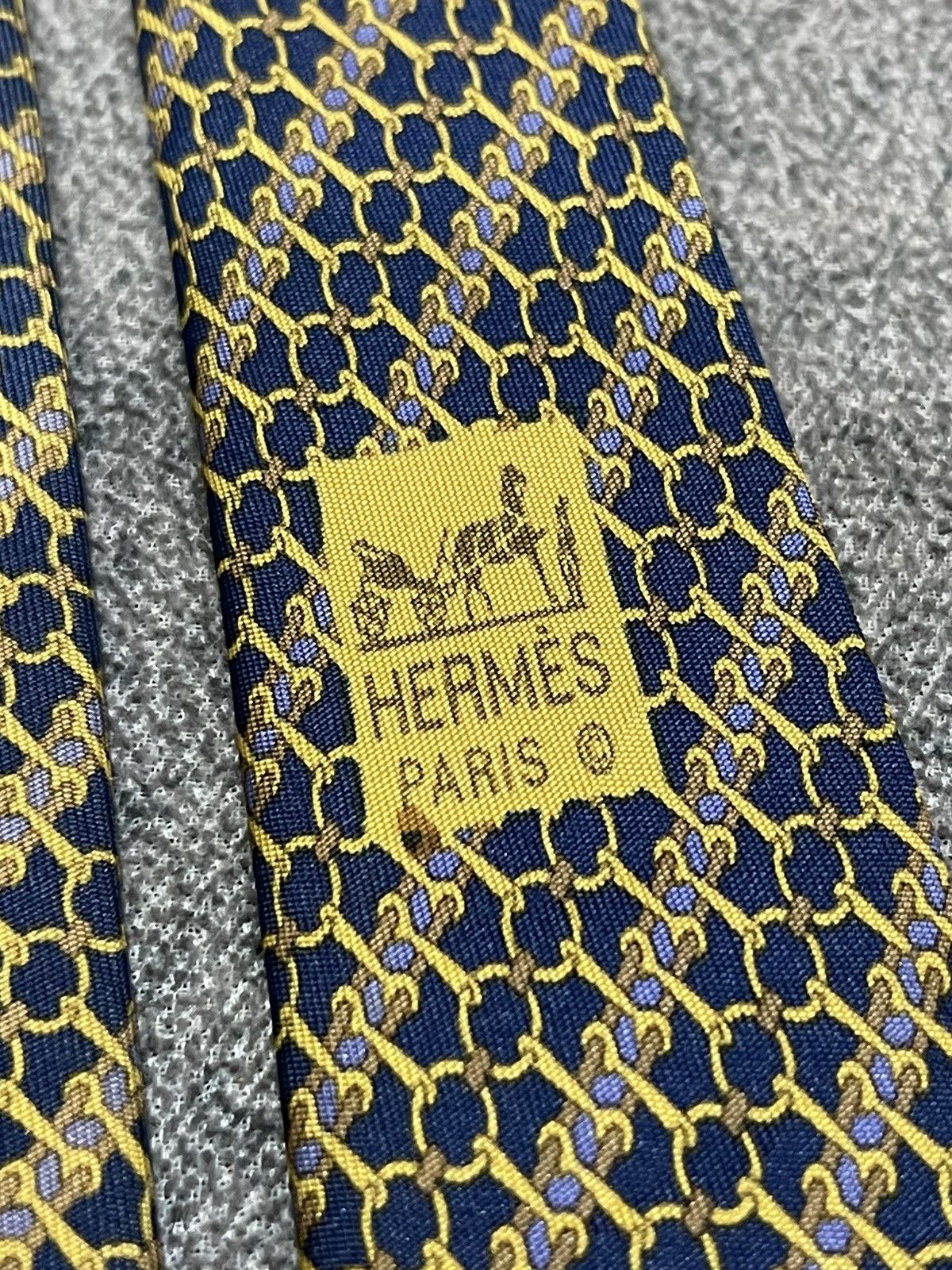 Hermes Hermes Silk Tie 7200 UA Size ONE SIZE - 3 Thumbnail