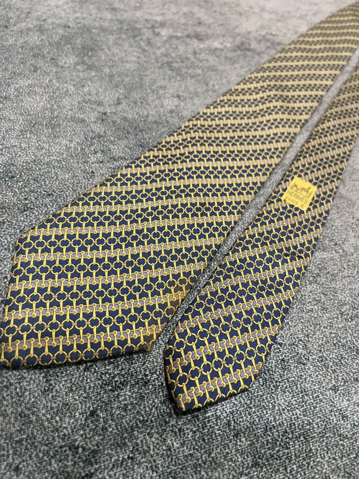 Hermes Hermes Silk Tie 7200 UA Size ONE SIZE - 2 Thumbnail