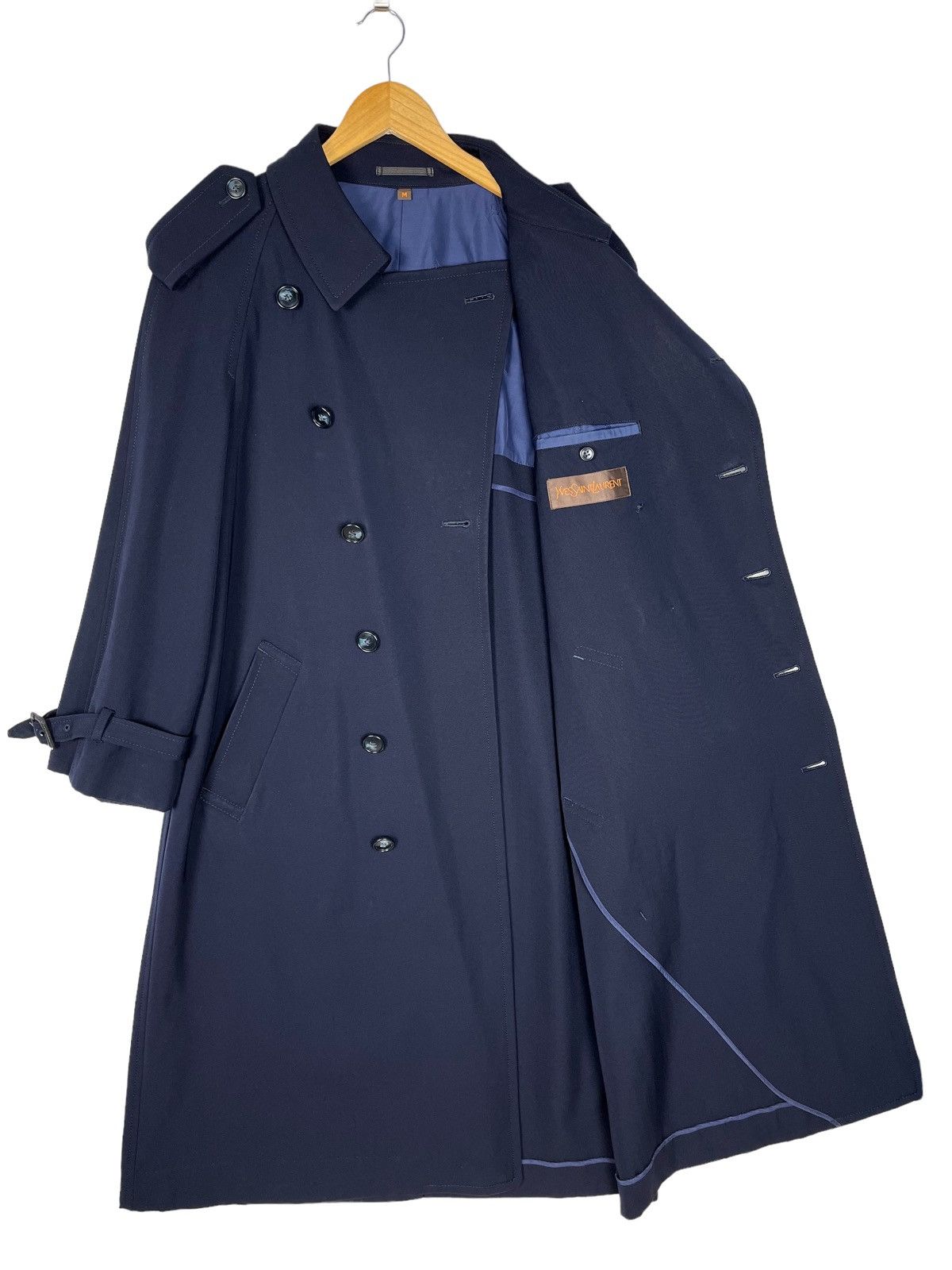 Vintage × Yves Saint Laurent Vintage YSL Yves Saint Laurent Trench Coat Size US M / EU 48-50 / 2 - 5 Thumbnail