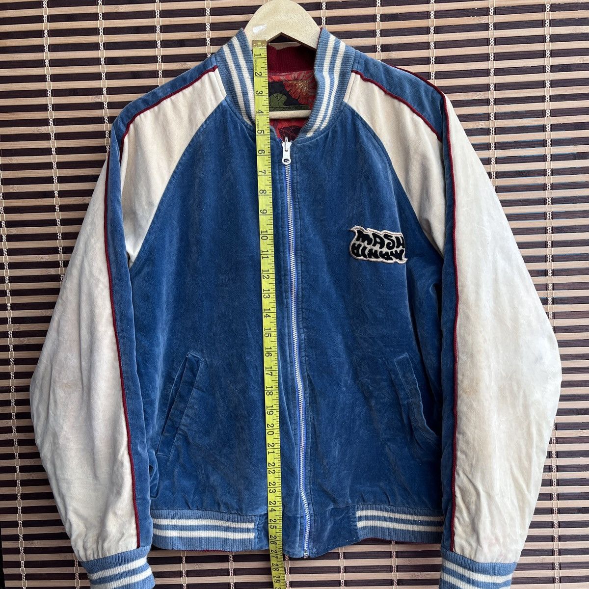 Vintage Reversible Velvet Sukajan Samurai Ghost Embroidered Size US L / EU 52-54 / 3 - 5 Thumbnail