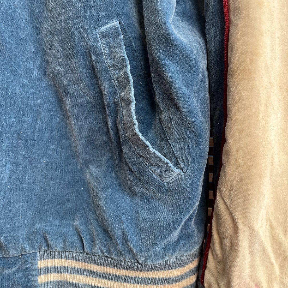 Vintage Reversible Velvet Sukajan Samurai Ghost Embroidered Size US L / EU 52-54 / 3 - 12 Thumbnail