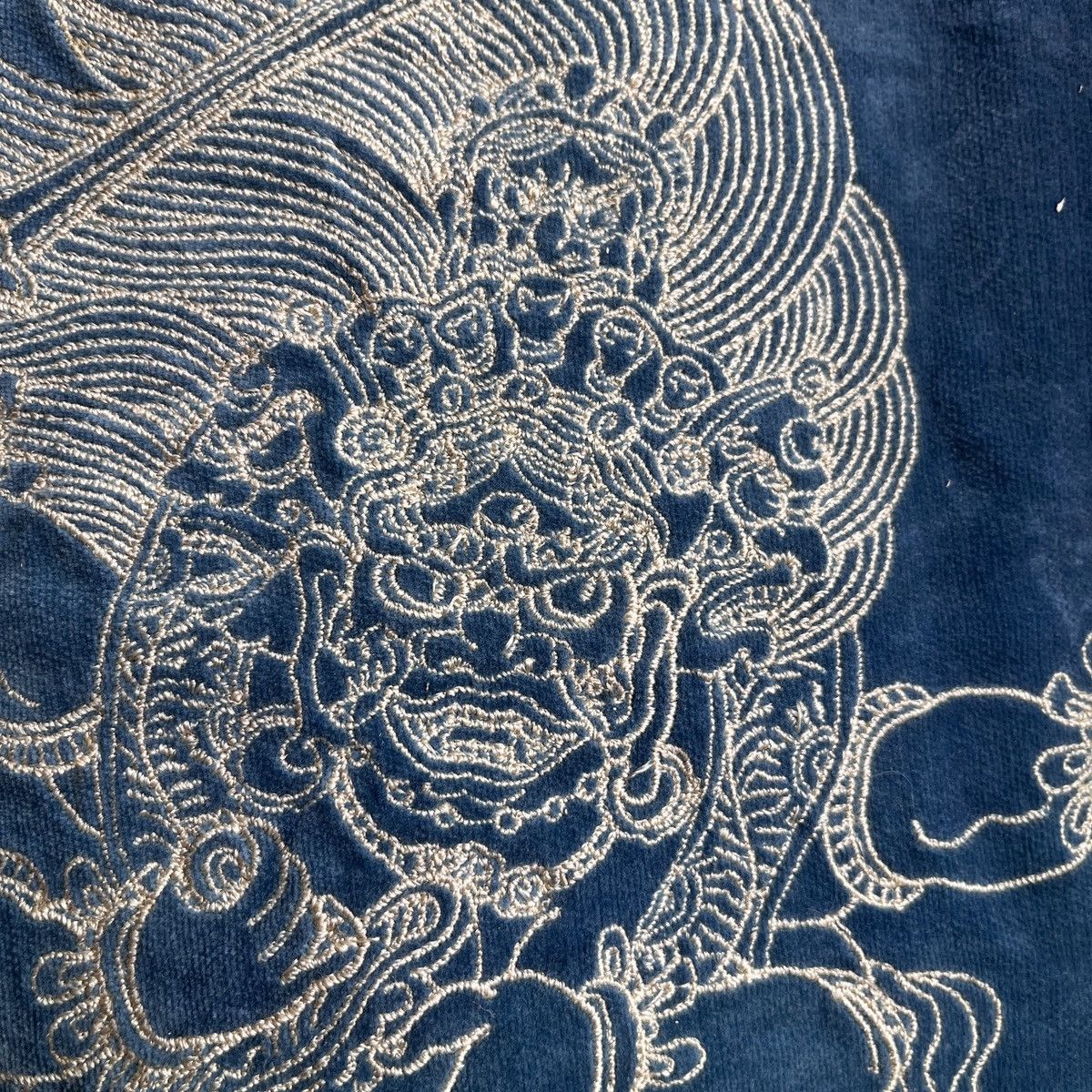 Vintage Reversible Velvet Sukajan Samurai Ghost Embroidered Size US L / EU 52-54 / 3 - 13 Thumbnail