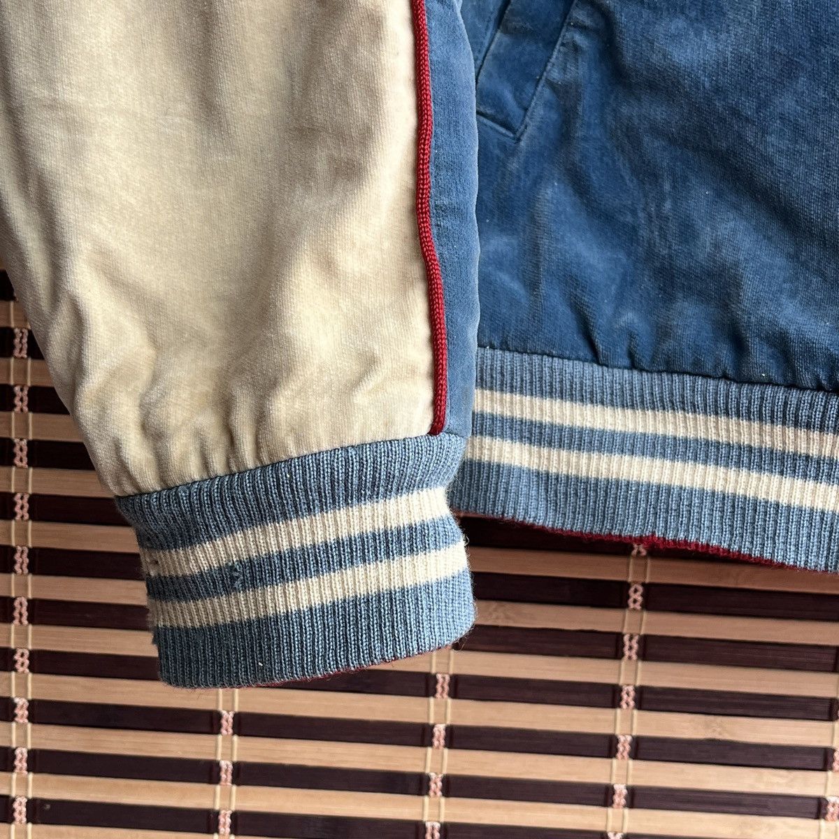 Vintage Reversible Velvet Sukajan Samurai Ghost Embroidered Size US L / EU 52-54 / 3 - 16 Thumbnail