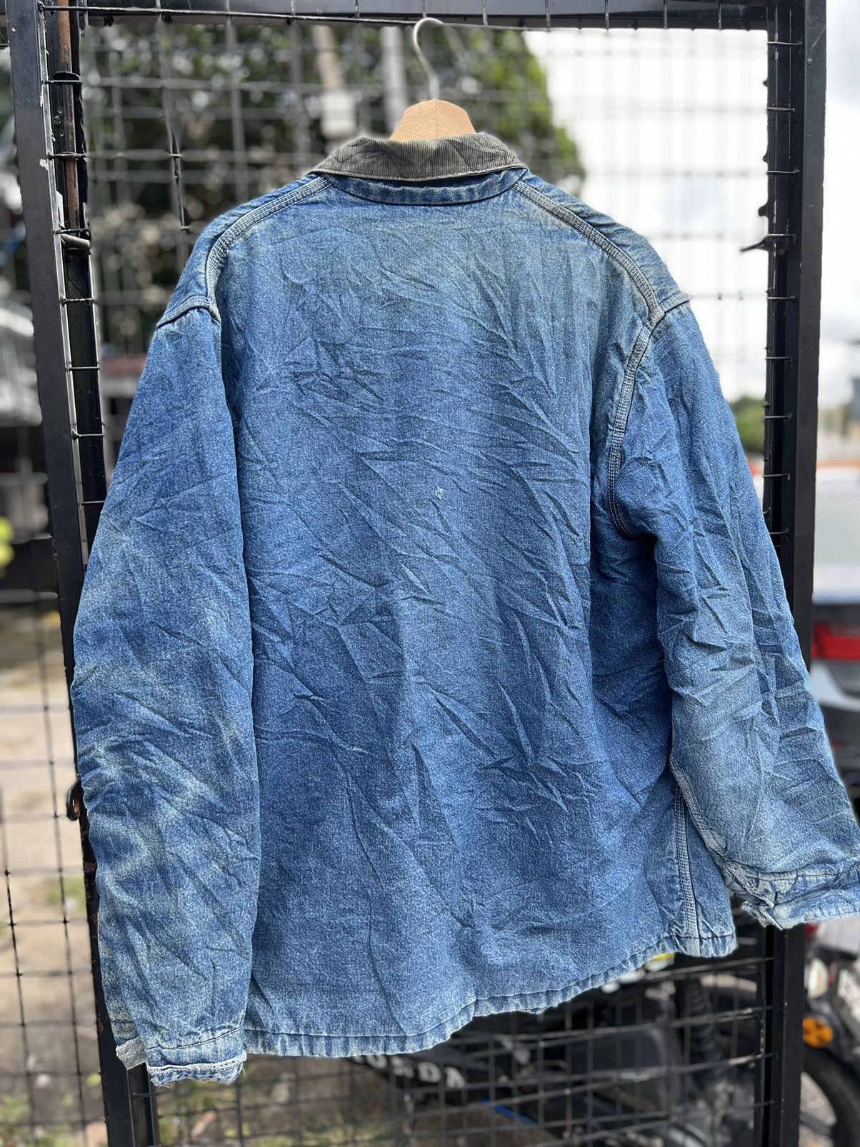 Oshkosh Vintage Oshkosh b'gosh denim jacket single breasted Size US XL / EU 56 / 4 - 4 Thumbnail