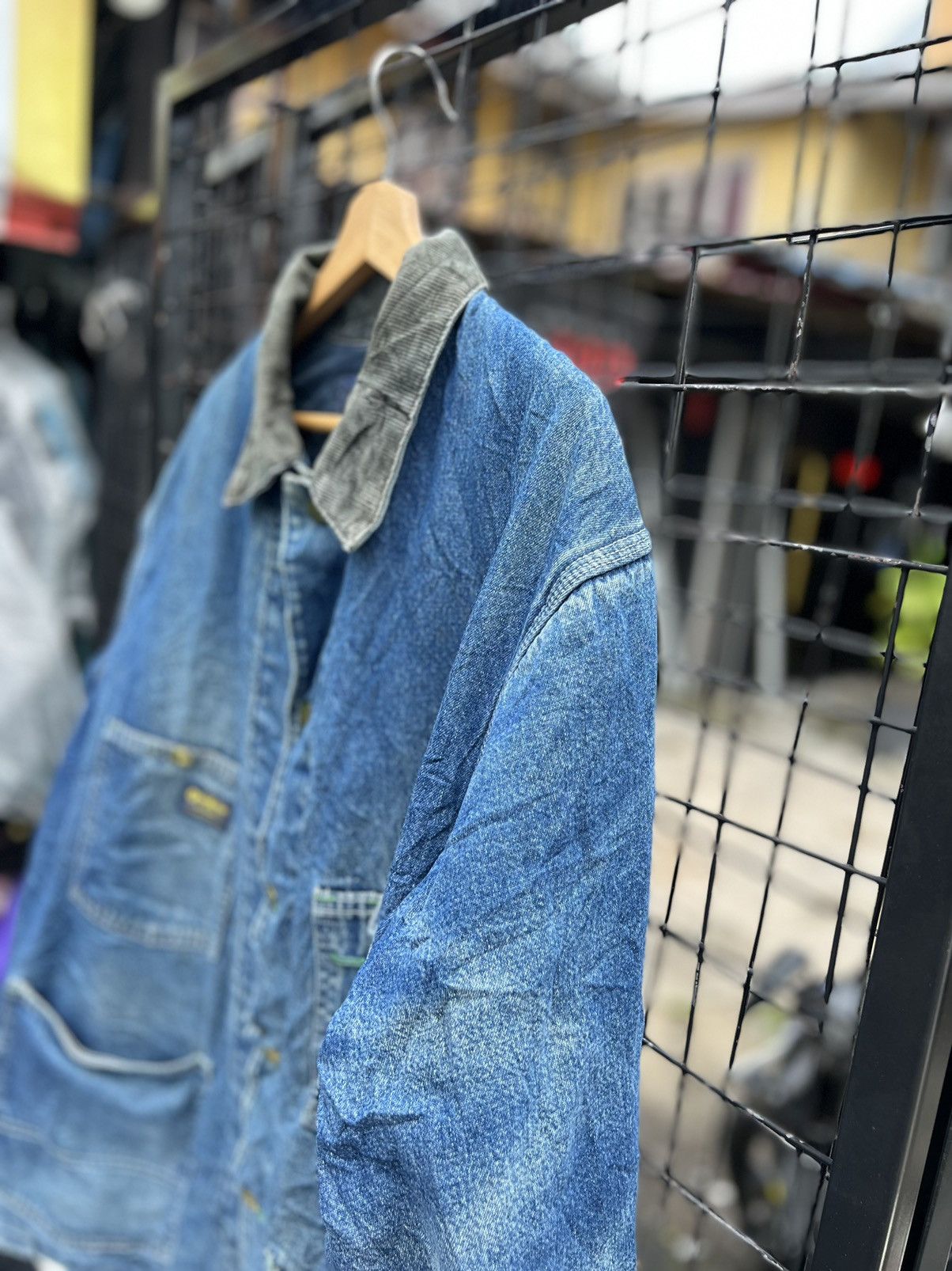 Oshkosh Vintage Oshkosh b'gosh denim jacket single breasted Size US XL / EU 56 / 4 - 6 Thumbnail
