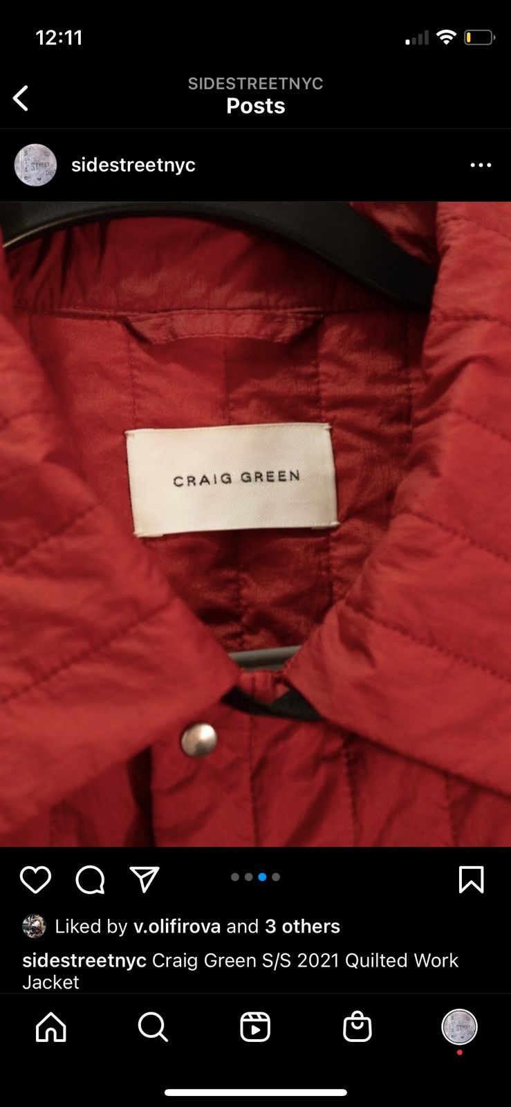 Craig Green Quilted jacket S/S 21 Size US M / EU 48-50 / 2 - 3 Thumbnail