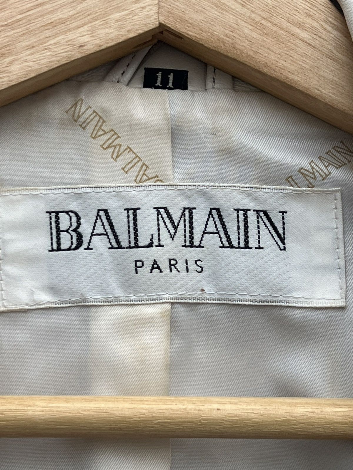 Balmain Nice🔥 Balmain vintage leather jacket single breasted Size US M / EU 48-50 / 2 - 3 Thumbnail