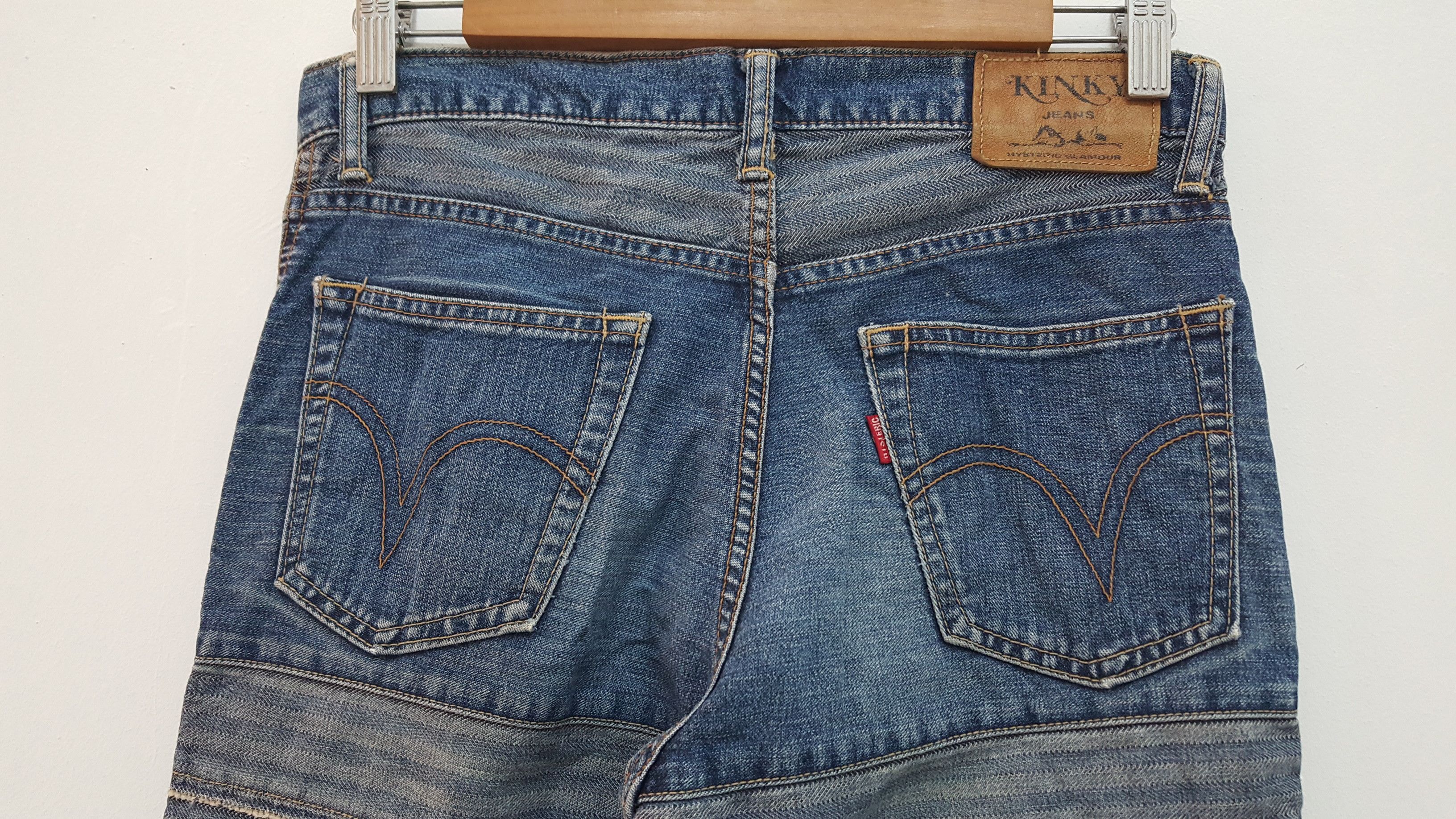 Hysteric Glamour GRAIL 🔥 HG KINKY JEANS ICONIC HAGI PATCHWORK JEANS Size US 30 / EU 46 - 8 Thumbnail