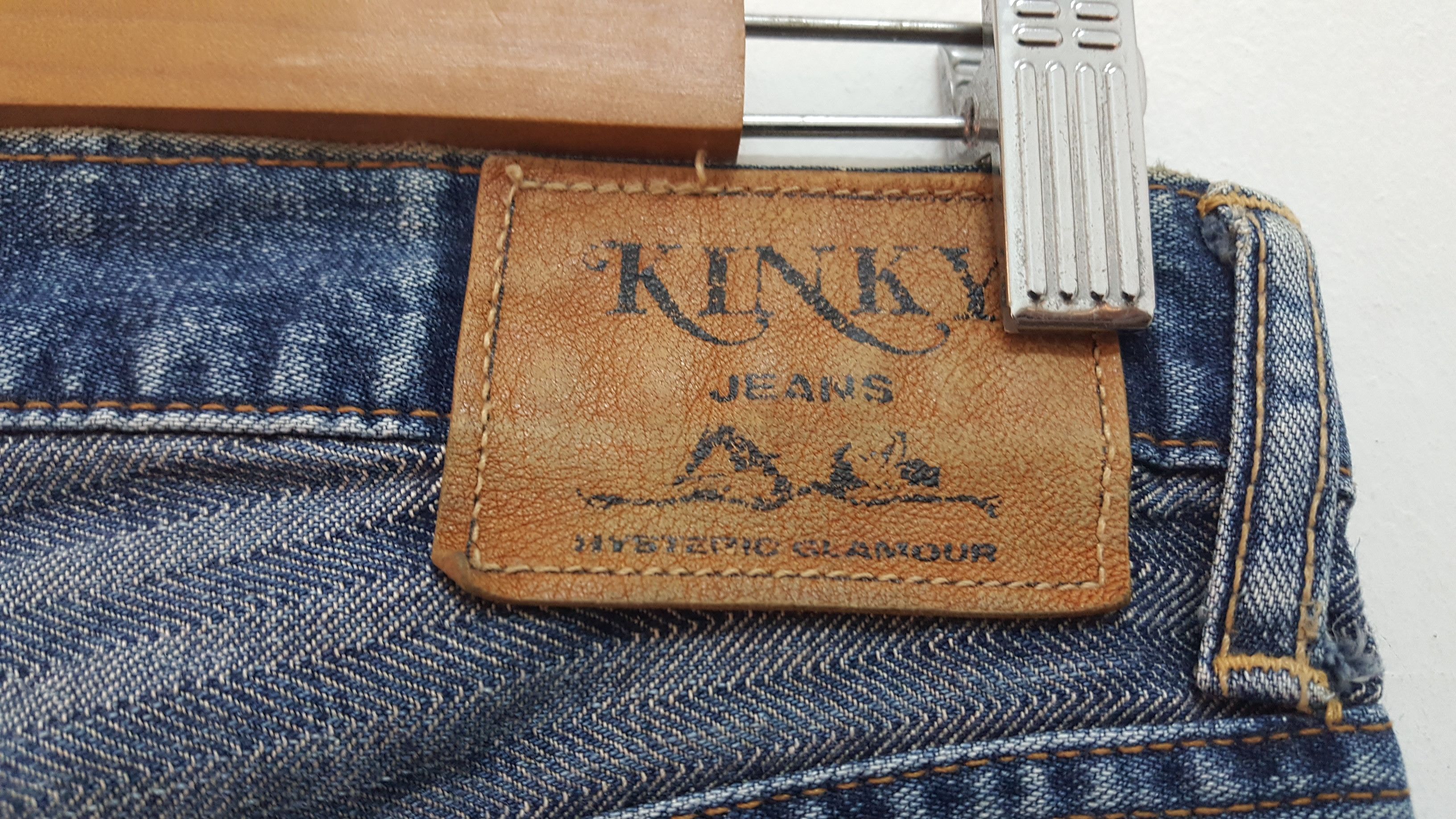 Hysteric Glamour GRAIL 🔥 HG KINKY JEANS ICONIC HAGI PATCHWORK JEANS Size US 30 / EU 46 - 11 Thumbnail