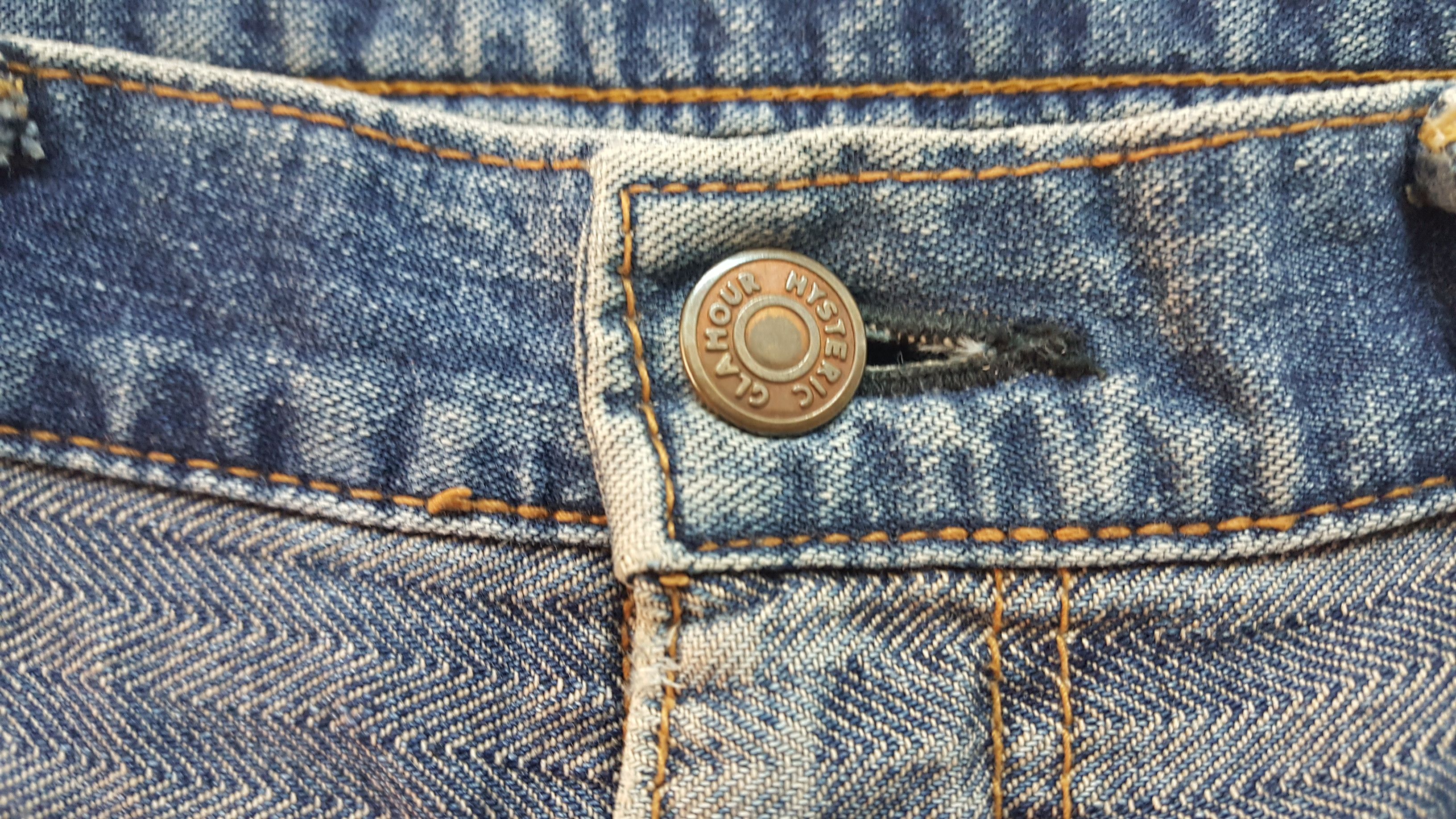 Hysteric Glamour GRAIL 🔥 HG KINKY JEANS ICONIC HAGI PATCHWORK JEANS Size US 30 / EU 46 - 3 Thumbnail