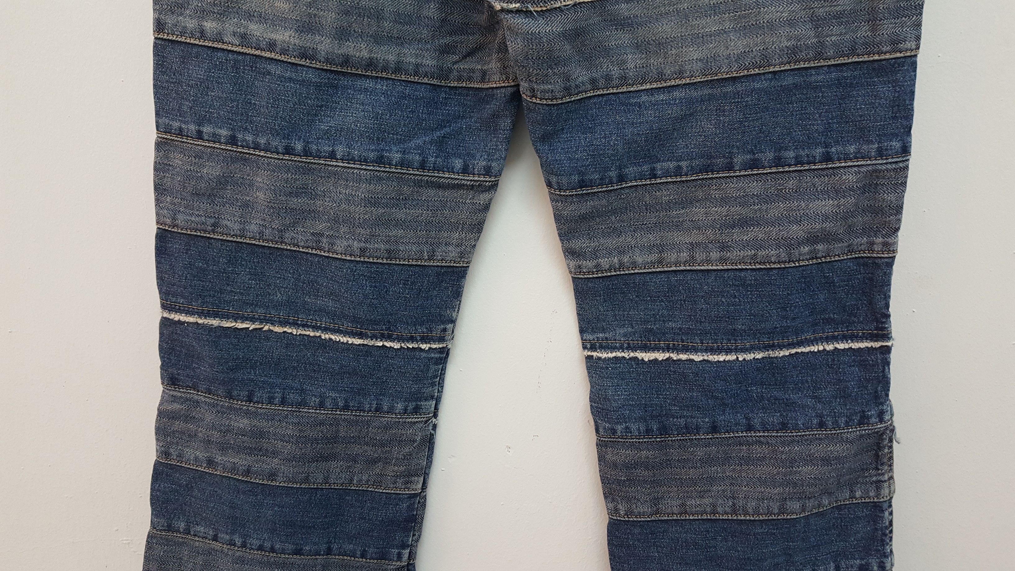 Hysteric Glamour GRAIL 🔥 HG KINKY JEANS ICONIC HAGI PATCHWORK JEANS Size US 30 / EU 46 - 9 Thumbnail